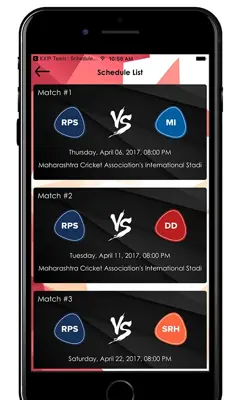 RPS Team Schedule & Info android App screenshot 0